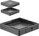 Thermischer Catering-Behälter Transport von Lebensmitteln Salto Intern 35x35x4,5cm 5l