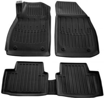 Umbrella Set Covorașe Față și Spate 4buc din Furtun pentru Opel Insemnări 2008-2017 Negre