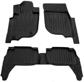 Umbrella Σετ Μπροστινά και Πίσω Πατάκια 4τμχ για Mitsubishi L200 2015+ Μαύρα