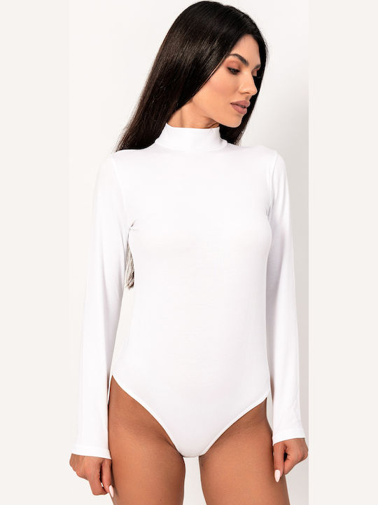 Kota Ic Giyim Long Sleeve Turtleneck Bodysuit S...
