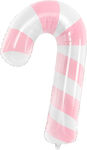 Lollipop Balloon Pink White