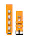 Garmin Quickfit 26 Spark Orange Graphite Silicone Band