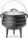 Cast Iron Hunting Pot Cooking Over Fire Soups Stews Diameter 245 X 280 Mm 6 L