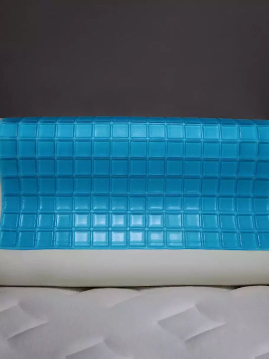Ypnos Memory Gel Aloe Vera Bed Pillow Gel Anatomic 40x60x12cm