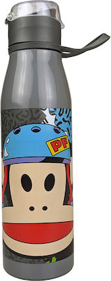 Paul Frank Edelstahl-Wasserflasche Silber 600ml