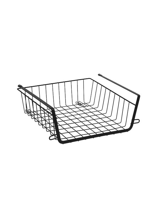 5Five Κρεμαστό Ράφι F-V Μεταλλικό 31.5x31x12εκ. Μαύρο