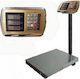 Electronic Platform Scale with Weighing Capacity of 500kg and Division 200gr