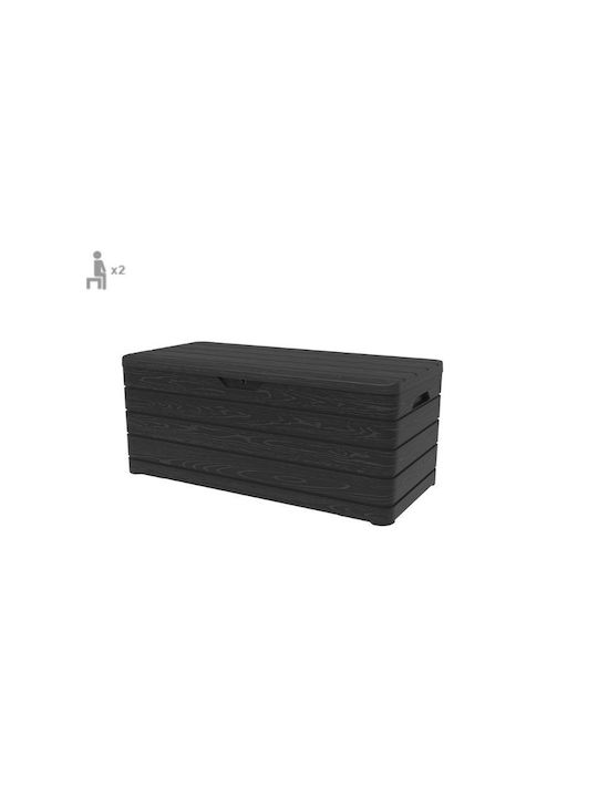 Toomax Cutie de depozitare pentru exterior Italy Plastic 640lt Gri L152.2xW71xH63.5buc