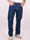 Men's Jeans Pants Cargo Blue