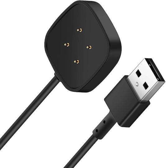 Charger Fitbit Versa Sense 1m Black