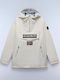 Rainforest Women's Short Lifestyle Jacket Waterproof for Winter with Hood Ecru