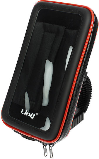 Motorcycle Scooter Stand + Waterproof Case Smartphones 6.3 "max Black