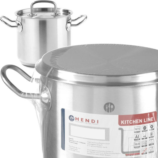 Hendi Βαθιά Ανοξείδωτη Κατσαρόλα 13.5lt / 28cm