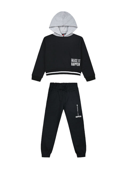 Energiers Kinder Sweatpants Set - Jogginganzug black