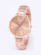 PS Silver Women's Watch with Pink Gold Metal Bracelet
