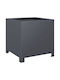 vidaXL Garden Planter Box 40x40cm Charcoal 851203