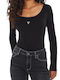 Guess Long Sleeve Bodysuit Black