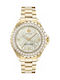 Philipp Plein Rock Couture Womens Watch 38mm Battery Gold Metal Bracelet