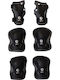 Q Play Children's Protective Gear Set for Rollers Black