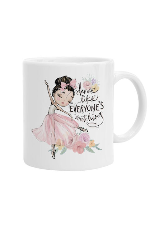 Koupakoupa Dance Like Everyone's Watching Mug Brown 330ml