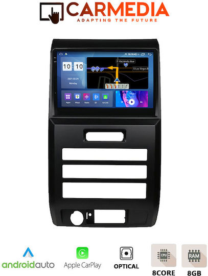 Carmedia Автомобилна Аудио Система (Блутут/USB/WiFi/GPS/Apple-Carplay/Android-Auto) с Тъчскрийн 9.5"