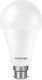 Toshiba LED-Lampe 15W für Fassung B22 und Form A70 Kühles Weiß