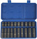 Silver Set Short Long Impact Sockets 1/2" 20pcs 10-19mm