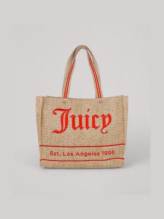 Γυναικεία Τσάντα Juicy Couture Iris Beach Bag Straw Version Bejir7470wppn11 Μπεζ