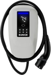 Eunice Wall Mounted Single Phase 7.4kW Charging Station with Built-in Cable Type 2