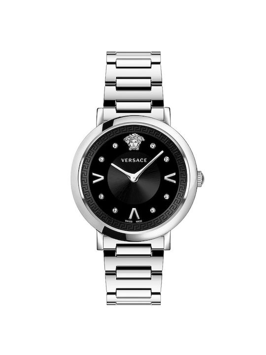 Versace Pop Chic Watch with Silver Metal Bracelet