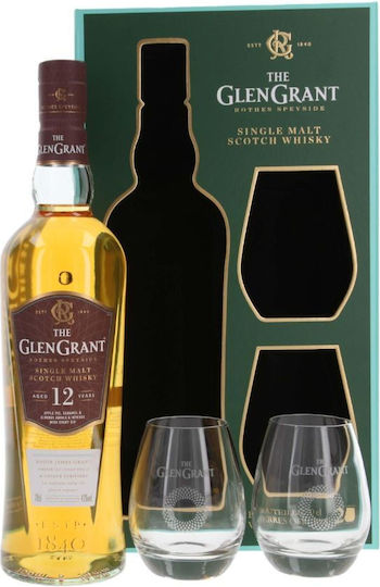 Glen Grant Σύνθεση με Ποτήρια 700ml 0201852