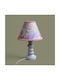Oxygen Soft Pink Cole Table Lamp for Socket E27 with Pink Shade and Base