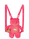 Sorbet Stunna Bear Cub Stoff Handtaschen und Damentaschen Rucksack Rosa