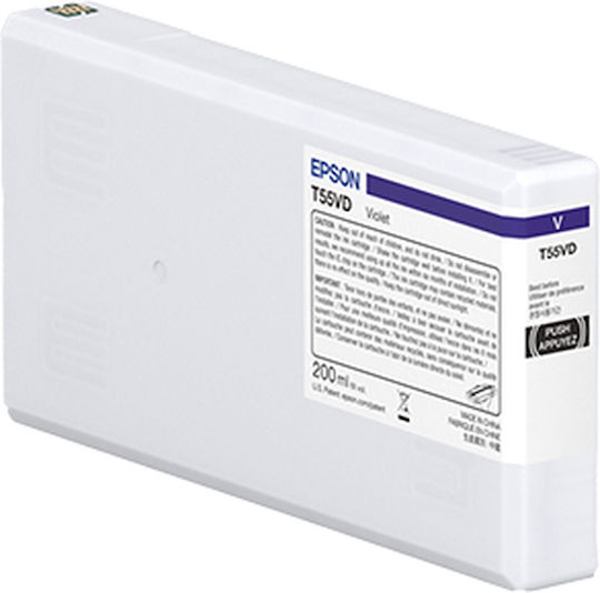 Epson T55WD Γνήσιο Μελάνι Εκτυπωτή InkJet Μωβ (C13T55WD00)