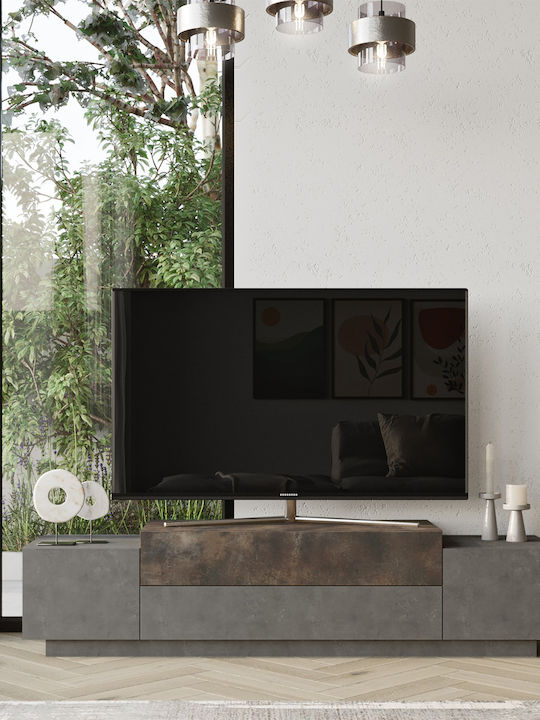 TV Stand Ayrshire Gray/Bronze M160xD37.3xH38.7cm
