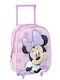 Disney Minnie Ghiozdan Troler Școală Primară Roz