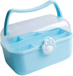 Cosmetic Organizer Case Blue 1pcs