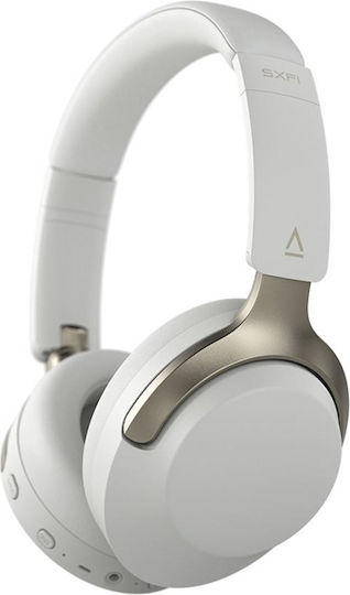 Creative Zen Hybrid SXFI Wireless / Wired Over Ear Headphones with 70 Hours Playing Time White