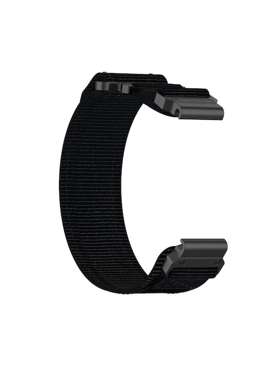 Techsuit Watchband Quickfit 20mm W057 Каишка Неръждаема стомана Черен (Гармин Инстинкт 2S)