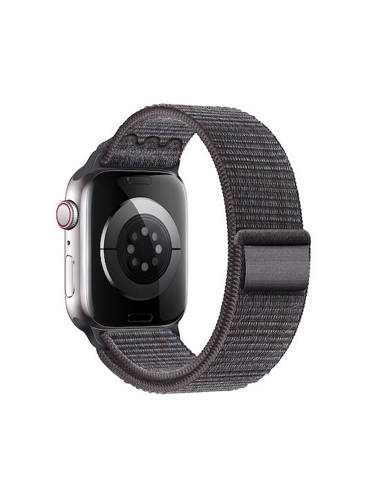 Hoco Wa25 Curea Tesatura Μαύρο & Μπλε (Apple Watch 44/45/46mm/Ultra 49mm)