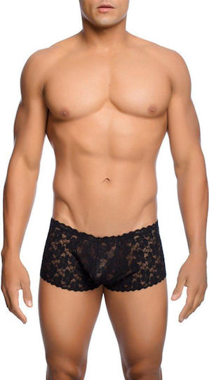 MOB Erotic Wear Ανδρικό Sexy Boxer Μαύρο