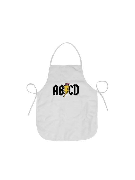 Koupakoupa Abcd Waterproof Apron White 75x63cm