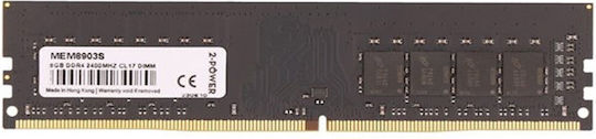 2 Power DDR4 με Module 1x8GB και Ταχύτητα 2400 για Desktop