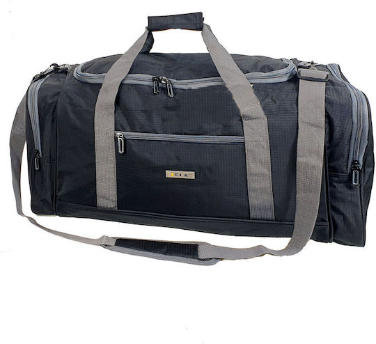 RCM Geantă de voiaj 71lt Negru Textil L70cm
