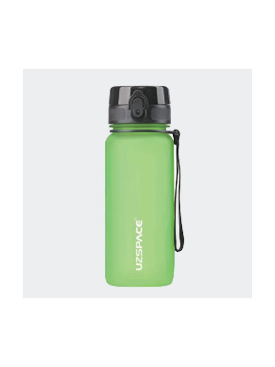 Uzspace Tritan Bpa Free Leakproof Water Bottle Plastic 650ml Green