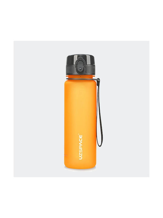 Uzspace Tritan Bpa Free Water Bottle Plastic 500ml Orange
