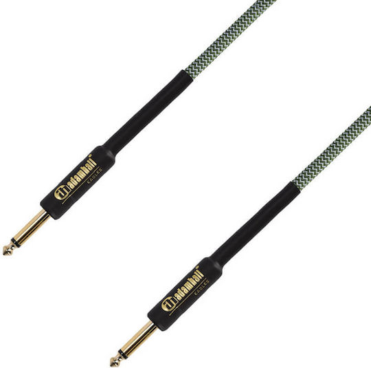 Adam Hall Cable 6.3mm male - 6.3mm male 3m Πράσινο (P69AH119)