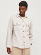 Дългоръкавна Overshirt Риза със Широка Кройка в Цвят Peyote
