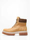 Timberland Men's Leather Military Boots Brown