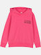 Kinder-Sweatshirt mit Kapuze und Taschen Fuchsia Believe
